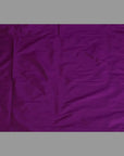 Purple fabric with a ruler on the right side for scale