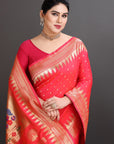 Red Silk Paithani Saree