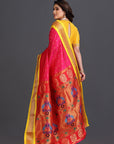 Rani Pink Paithani Silk Saree
