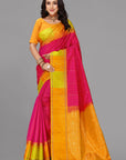 Rani kanjivaram soft silk saree