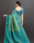Pista Green Kanjivaram Soft Silk Saree