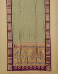 Cement silk paithani saree