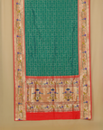 Sapphire Green Blended Paithani Silk saree