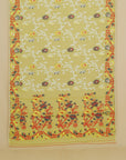 Pista green jamdani cotton saree