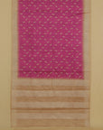 Majenta semi tussar saree