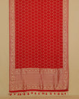 Maroon satin silk saree