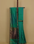Sapphire blue silk cotton maheshwari saree