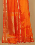 Mango yellow peshwai saree