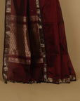 Wine maroon peshwai saree