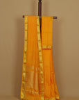 Mango yellow peshwai saree
