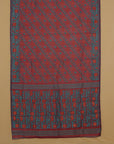 Majenta cotton jamdani saree