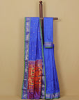 Royal blue silk paithani saree