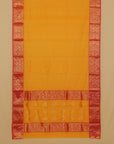 Mango yellow chanderi saree