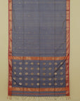 Navy blue premium maheshwari saree