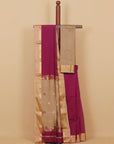 Majenta premium maheshwari saree