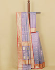 Mauf lavander chanderi saree