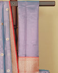 Mauf lavander chanderi saree