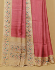 Gajari blended silk saree