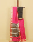 Rani pink maheshwari saree