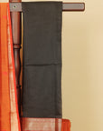 Rust maheshwari saree