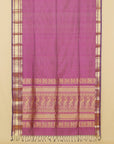 Majenta peshwai silk saree