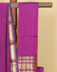 Majenta peshwai silk saree
