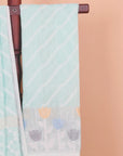 Sea Green Jamdani Cotton Saree