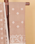 Beige Jamdani Cotton Saree