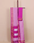 Majenta checks ilkal saree
