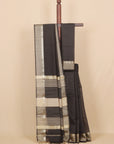 Black maheshwari saree