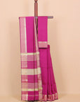 Majenta maheshwari saree
