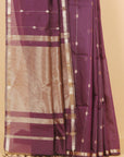Wine self maheshwari saree