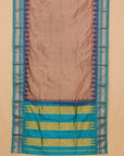 Beige by sapphire ilkal silk plain saree