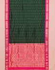 Green by rani pink gadhwal saree