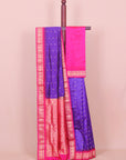 Purple by rani pink gadhwal saree