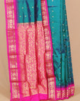 Dual tone sapphire by rani gadhwal saree