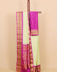 Pista by magenta gadhwal silk saree