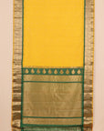 Muster by greeen small zari checks gadhwal saree
