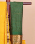 Muster by greeen small zari checks gadhwal saree