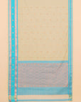 Light pista by peacock kanchi cotton saree
