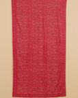 Maroon rani Kashmiri embroidery saree