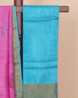Rani by peacock temple printed silk saree