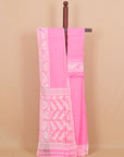 Pink dhakai cotton saree