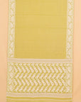 Pista dhakai plain cotton saree