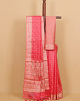 Aboli peach tasar silk saree