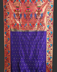 Purple Paithani Silk Saree