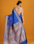 Blue Banarasi Saree