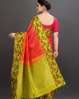 Red Soft Silk Handwoven Kanjivaram Saree