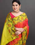 Red Soft Silk Handwoven Kanjivaram Saree