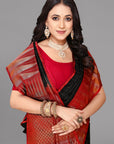 Black soft silk saree